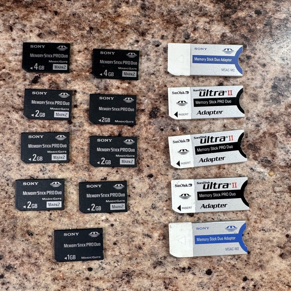 Sony and SanDisk Memory Stick PRO Duo Bundle